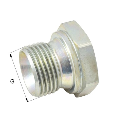 BSP-ROV24 BSP60&deg;-Verschlussschraube G1 1/2A