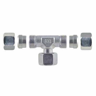 Einstellbare T-Verschraubung Typ EVT,12L, M18x1,5, PE-EVT12-PL