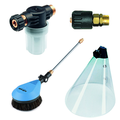 Waschbürsten, Spritzschutz, Wassereingangsfilter