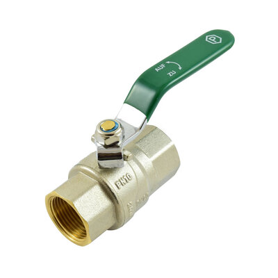 Messing-Kugelhahn f&uuml;r Trinkwasser mit DVGW-Zulassung NW25 G1