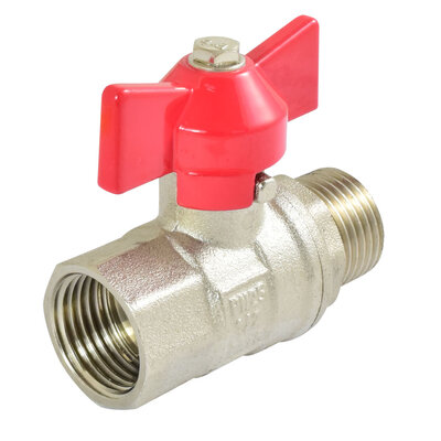 Niederdruckkugelhahn mit Fl&uuml;gelgriff G1/2"