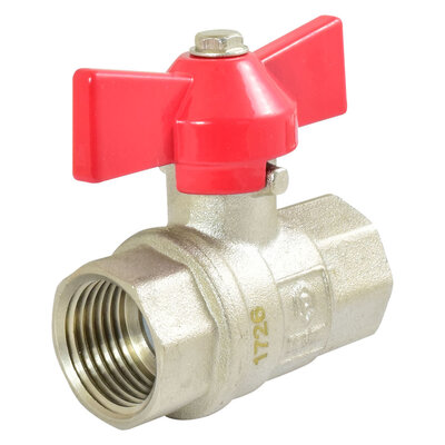 Niederdruckkugelhahn mit Fl&uuml;gelgriff G1/2"