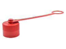 Verschlussmutter Kunststoff rot 