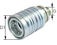 Steckkupplung Typ: HK-A / Muffe 