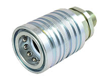 Muffe mit zölligem Außengewinde 