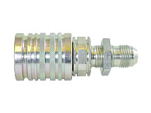 Seitenansicht Steckkupplung Typ: HK-A / Muffe 