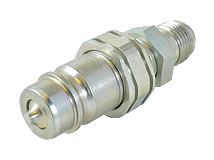 Stecker mit Schottanschluss 37°-UNF Gewinde