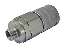 Rückansicht Steckkupplung Typ: HK-F / Muffe