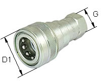 Steckkupplungsmuffe ISO7241-B