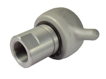 Rückansicht Schraubkupplung Typ: HK-L / Stecker