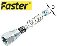 Ersatz Kupplungsmuffe Innengewinde