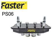 Multikupplungsstecker schmal, 4-fach, 40l/mi