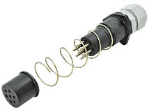 M-E7POL Rückansicht Elektroeinsatz für Multikupplungen