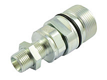 Rückansicht Schraubkupplung Typ: HK-S / Muffe