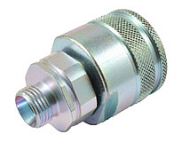 Rückansicht Schraubkupplung Typ: HK-S / Stecker