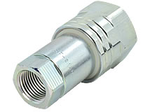 Rückansicht Steck/Schraubkupplungsmuffe