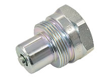 Rückansicht Schraubkupplung Typ: HK-W / Stecker