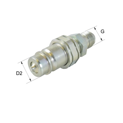 HK-A3S-TL12-S Steckkupplungsstecker Typ HK-A, Schott, Gr.3, 3/4"-16UNF JIC37&deg;
