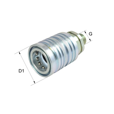 HK-A4M-AG-G3/4 Steckkupplungsmuffe Typ HK-A, Gr.4, G3/4A BSP60&deg;
