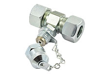 Anschluss in gerader Rohrversch