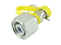 Messanschluss mit DKO-Stutzen mit Steckkupplung