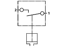 Schaltzeichen Druckschalter Öffner Typ 803 Schaltskizze