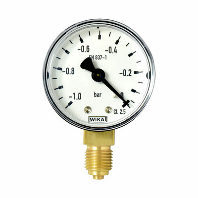 Manometer &Oslash; 50 mm, -1...0bar (Vakuum)