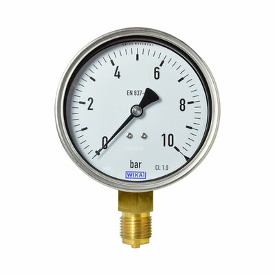 Manometer &Oslash; 100 mm, 0...10bar