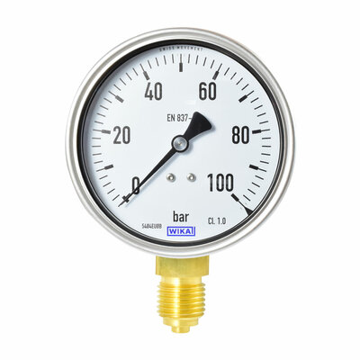 Manometer &Oslash; 100 mm, 0...100bar