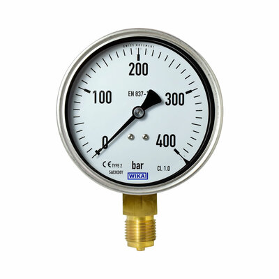 Manometer &Oslash; 100 mm, 0...400bar