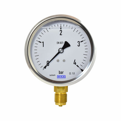 Glyzerinmanometer &Oslash; 100mm, 0...4bar