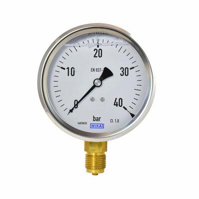 Glyzerinmanometer &Oslash; 100mm, 0...40bar