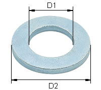 Unterlegscheibe nach DIN 125 