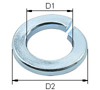 Federring nach DIN 127 