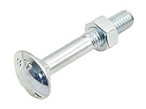 Flachrundschraube DIN 603 mit Mutter