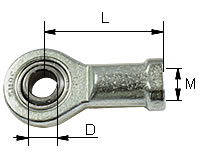 Gelenkkopf mit Innengewinde 