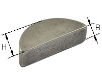 Scheibenfeder DIN 688