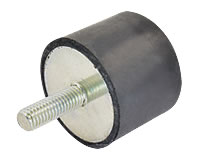 Gummi-Metall-Puffer, Ausführung D