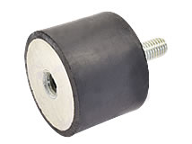 Gummi-Metall-Puffer, Ausführung B