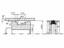 Kompaktdichtung technische Zeichnung