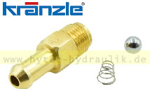 Saugzapfen Schlauchanschluß Chemie mit Teflonbuchse, Kugel und Feder 13237 für KRÄNZLE SONSTIGE