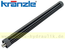 Rohr kunststoffumspritzt bds. R 1/4 AG 