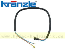 Kabel 0,61m f. Druckschalter K140 TS 2-adrig 1,5mm**2  Gummileitung schwarz 150191 für KRÄNZLE SONSTIGE