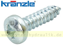 Blechschraube 4,8 x 19 DIN 7981 blau verzinkt 402822 für KRÄNZLE SONSTIGE