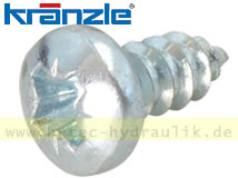 Blechschraube 3,9 x 9,5 DIN 7981/Z blau verzinkt 41079 für KRÄNZLE SONSTIGE