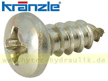 Blechschraube 3,5 x 9,5 DIN 7981 A2 410881 für KRÄNZLE SONSTIGE