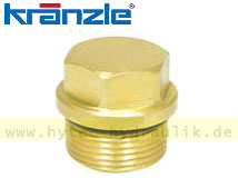 Ventilstopfen APG M21x1,5, SW19, Messing 41714 für KRÄNZLE SONSTIGE