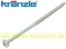 Kunststoffschraube 5 x 120 TG Linsenkopf, Kreuzschlitz, Flansch 43309 für KRÄNZLE SONSTIGE