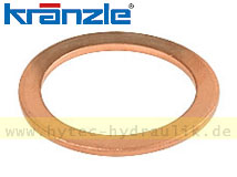 Kupfer - Dichtring 14 x 20 x 1,5  43455 für KRÄNZLE SONSTIGE