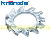 Fächerscheibe A 4,3 DIN 6798 Stahl blau verzinkt 43471 für KRÄNZLE SONSTIGE